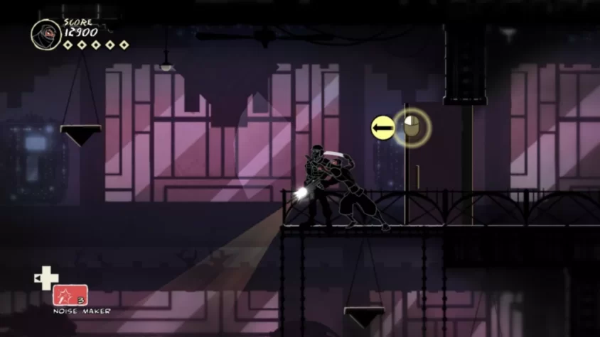 Сцена из игры Mark of the Ninja