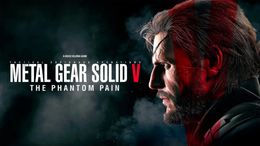 Metal Gear Solid V: The Phantom Pain — Обложка игры Обложка игры Metal Gear Solid V: The Phantom Pain, с изображением главного героя