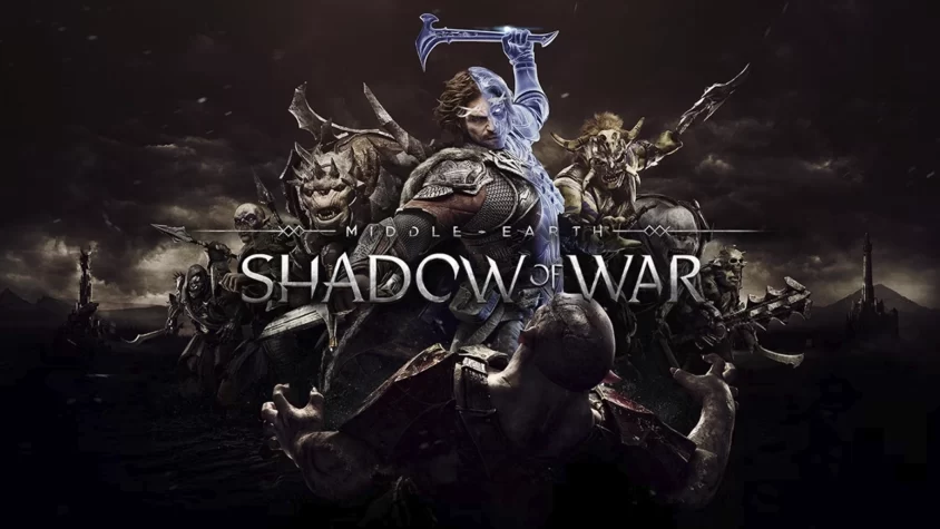 Middle-earth: Shadow of War — эпопея о борьбе с орками и спасении мира от неминуемой гибели Обложка игры, где герои сражаются с орками, а светлые силы пытаются удержать тьму