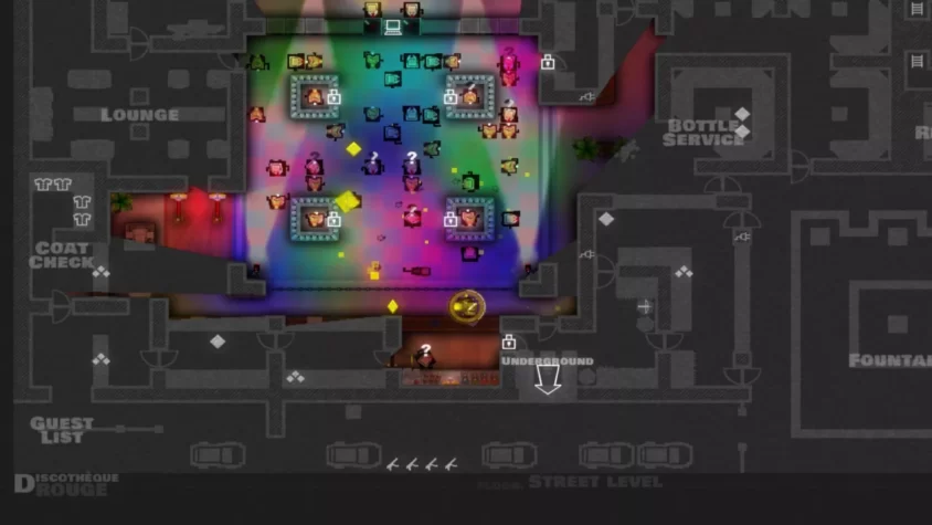 Мини-карта из игры Monaco: What's Yours is Mine