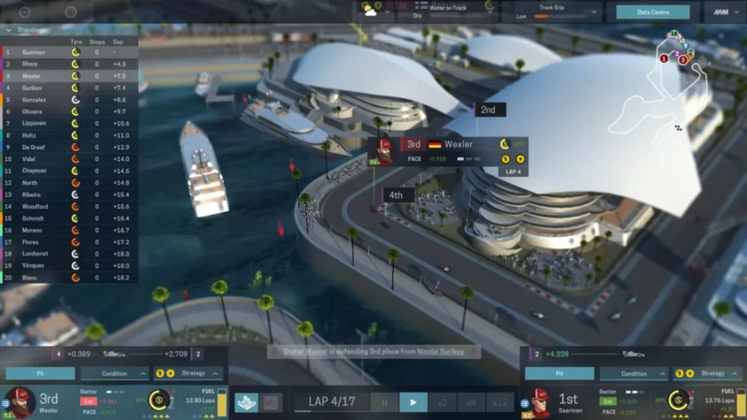 Гонка в Motorsport Manager