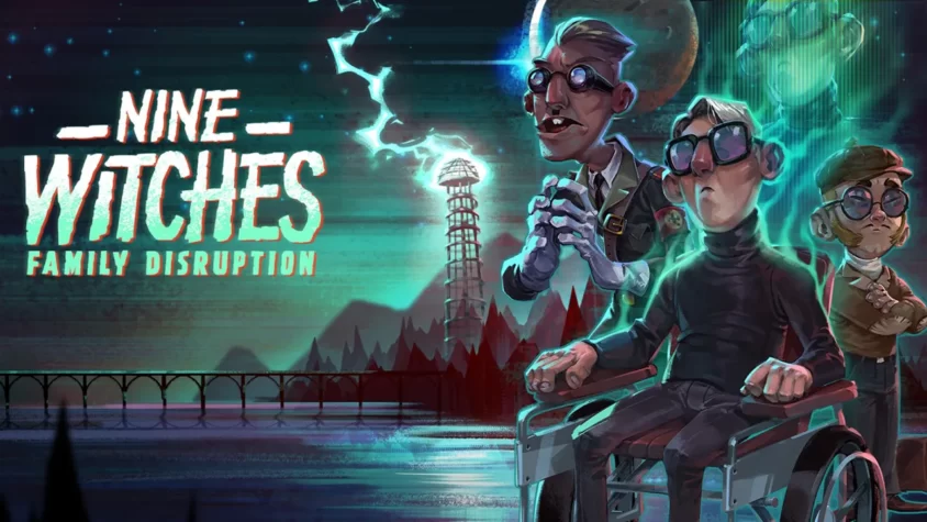 Nine Witches Family Disruption - Обложка Обложка игры Nine Witches Family Disruption