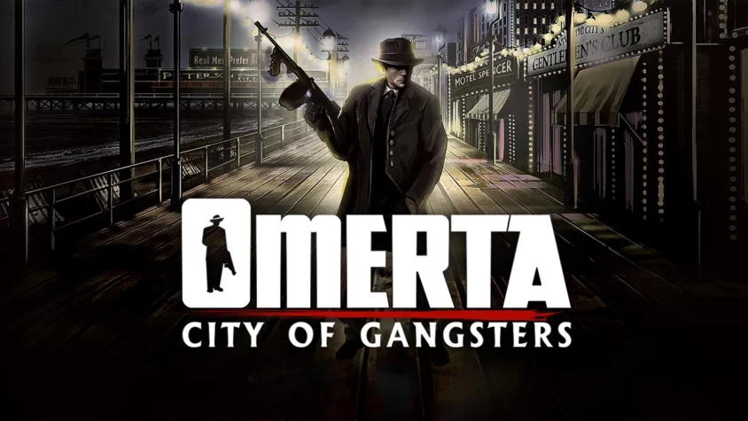 Omerta: City of Gangsters — займись делом, если хочешь выжить Omerta: City of Gangsters - обложка игры, где мафиози готовятся покорить город