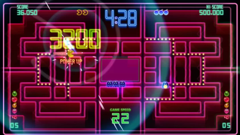 Геймплей игры Pac-Man Championship Edition DX+