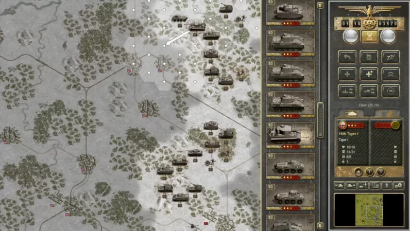 Зимний бой в Panzer Corps