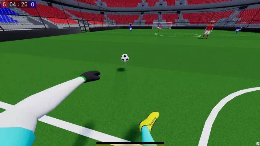 Вратарь в действии в Pro Soccer Online
