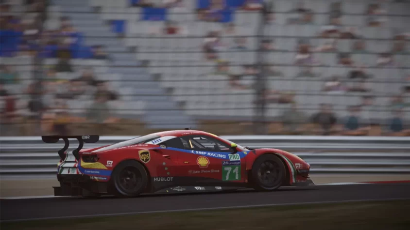 Ferrari 488 GTE на трассе в Project CARS 2