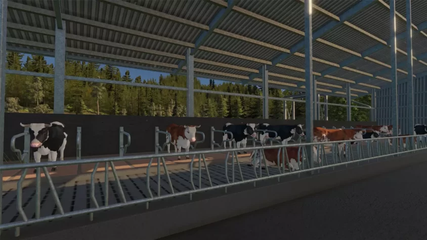 В игре Real Farm коровы мирно стоят в сарае, пока ты раздумываешь, как бы не убежать с фермы