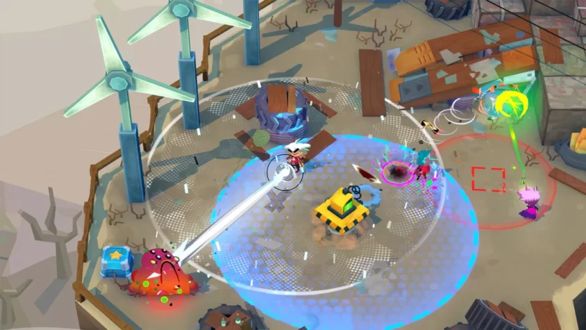 Бой в игре Relic Hunters Legend с применением различных атак