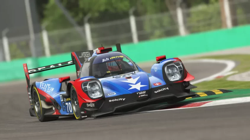 Гоночная машина на трассе в RFactor 2 — скорость, которая делает реальность тусклой