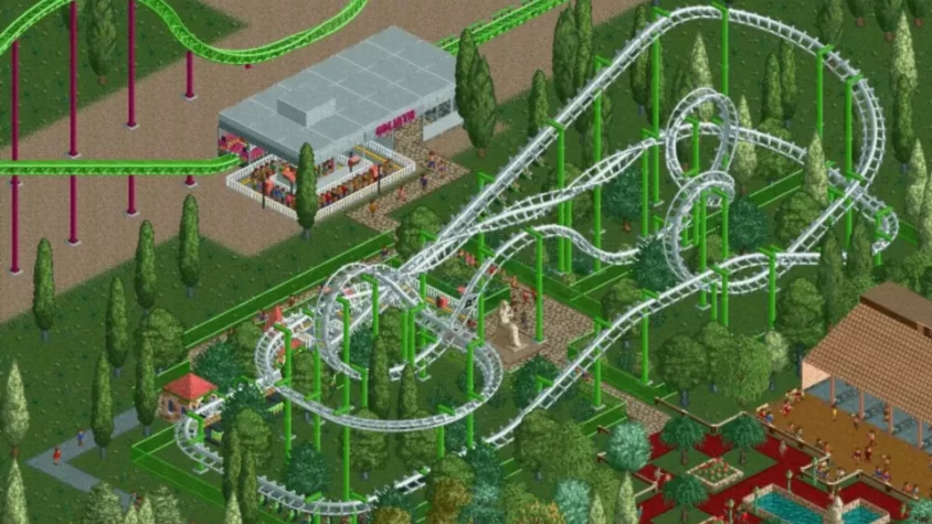 Горки в RollerCoaster Tycoon 2