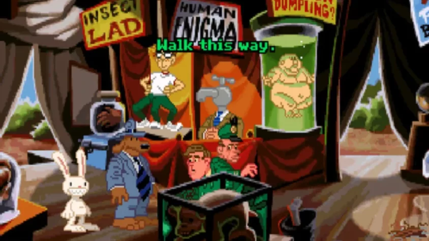 Сцена из игры Sam & Max Hit the Road