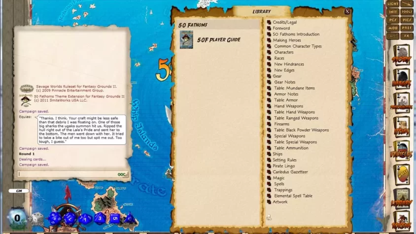 Интерфейс игры Scythe: Digital Edition с картами и библиотекой