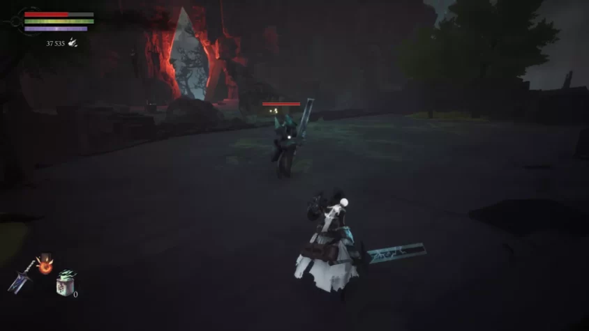 Бой с врагом в Shattered: Tale of the Forgotten King