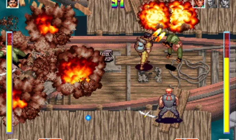 Геймплей Shock Troopers с взрывами и бойцами