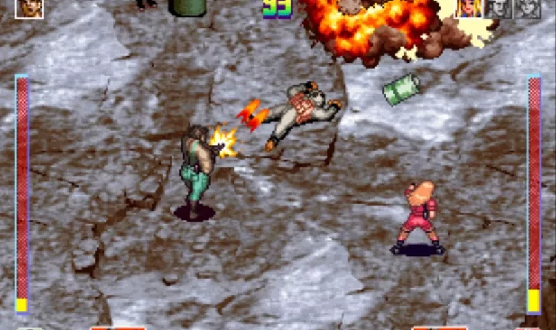 Геймплей Shock Troopers с взрывами и персонажами