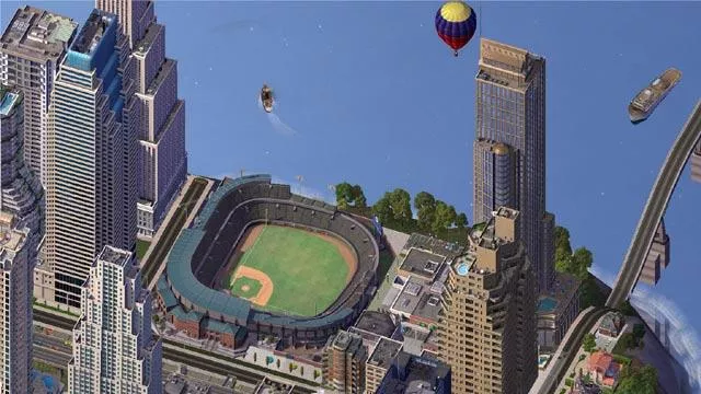 Стадион в игре SimCity 4