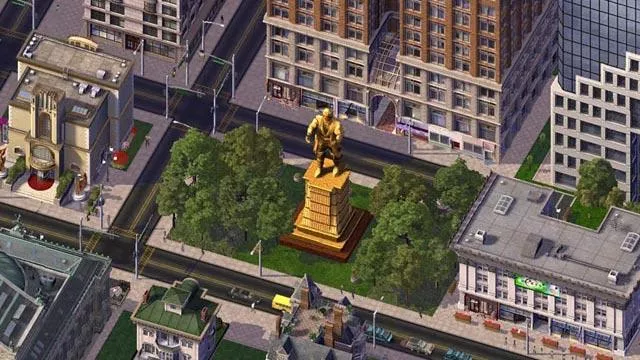 Памятник в игре SimCity 4