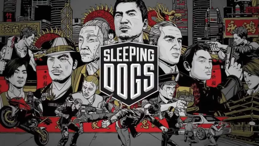 Обложка игры Sleeping Dogs Обложка игры Sleeping Dogs, изображение с яркими персонажами и криминальной атмосферой