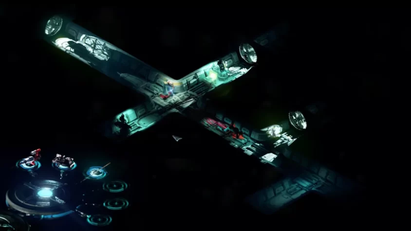 Перспектива на космическую станцию в STASIS – мрак и свет на грани хаоса