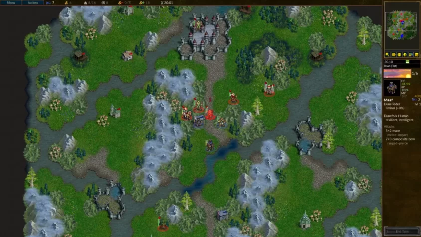Игровой процесс в The Battle for Wesnoth