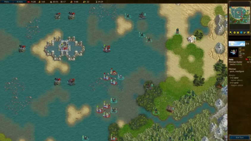 Игровой процесс в The Battle for Wesnoth