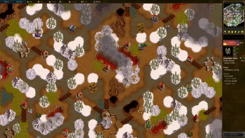 Игровой процесс в The Battle for Wesnoth
