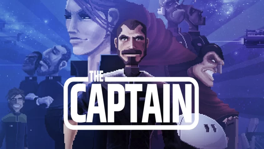The Captain — эпичная космическая одиссея, где тебе предстоит спасать миры и сталкиваться с персонажами, похожими на изъеденные комиксы из 90-х Обложка игры The Captain
