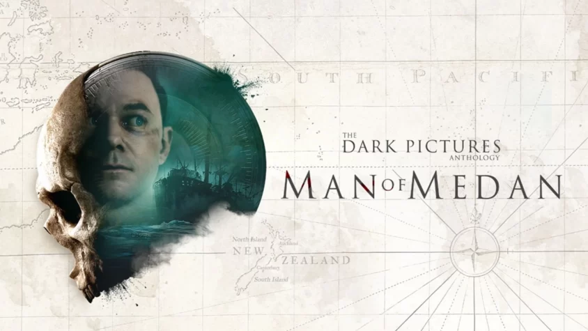 Обложка игры The Dark Pictures Anthology: Man of Medan, где скрывается всё, что может быть страшным и немного смешным