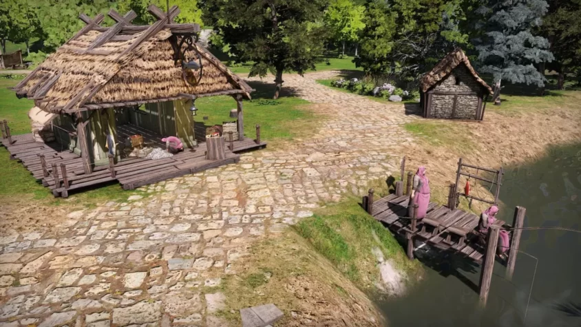 Жизнь в деревне в The Guild 3