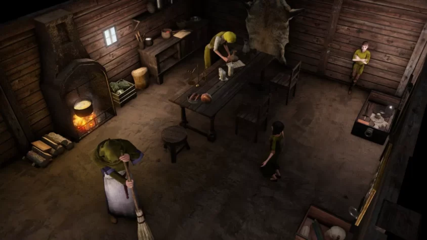 Работы по дому в The Guild 3