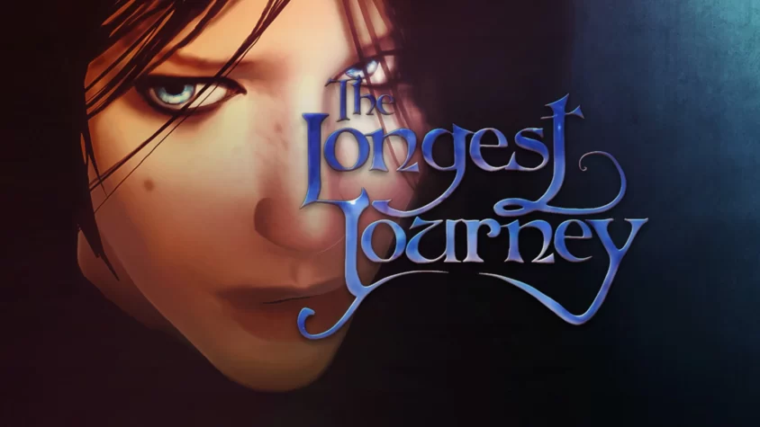 The Longest Journey – обложка игры Обложка игры The Longest Journey, где изображена главная героиня с выразительными глазами, готовая отправиться в эпическое путешествие
