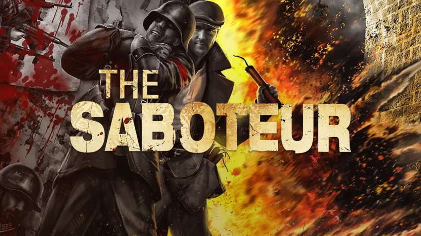 The Saboteur - Обложка игры Обложка игры The Saboteur