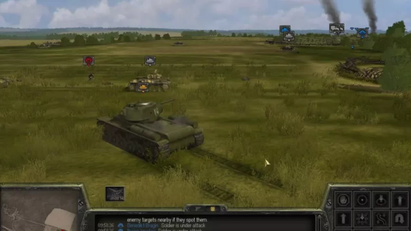 Геймплей игры Theatre of War 2: Kursk 1943