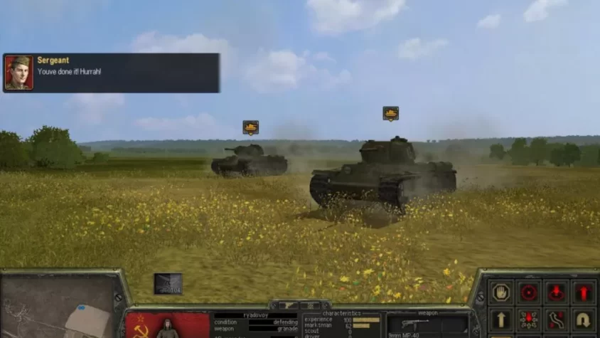Геймплей игры Theatre of War 2: Kursk 1943