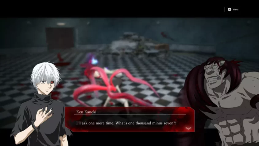 Кен Канэки в Tokyo Ghoul: re Call to Exist задает вопрос