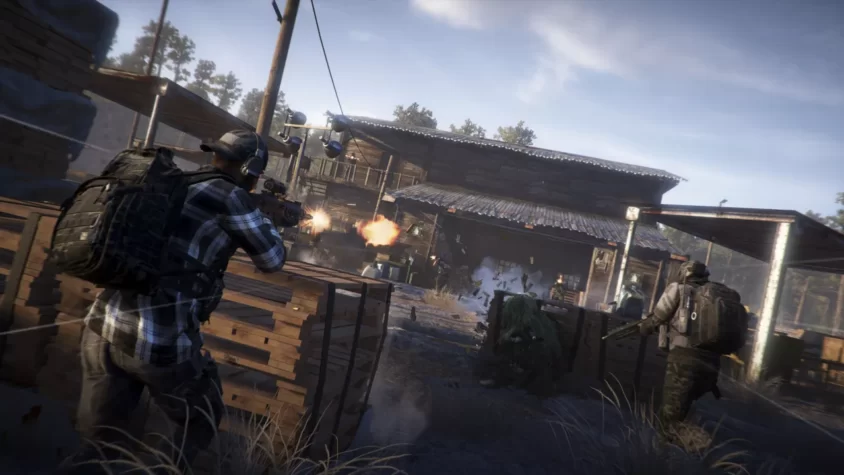 Огневой бой в игре Tom Clancy's Ghost Recon Wildlands