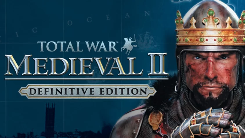 Total War: Medieval II - Обложка игры Обложка игры Total War: Medieval II с изображением короля в доспехах