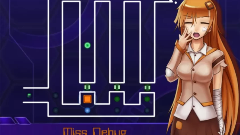 Персонаж Miss Debug в Unhack скучает и даёт советы по уничтожению червя