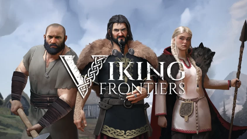 Viking Frontiers — эпическая игра для любителей суровых викингов и еще более суровых пейзажей Обложка игры Viking Frontiers: Викинги и их вечно суровый вид, готовые в любой момент пуститься в поход, как только сойдут с горки
