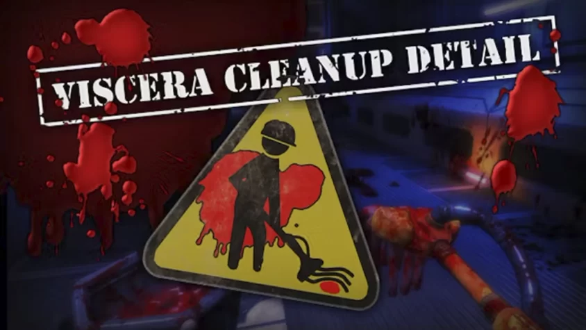 Viscera Cleanup Detail: игра, где ты — уборщик после космических катастроф Обложка игры Viscera Cleanup Detail