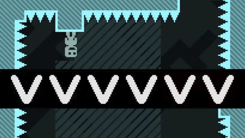 Обложка игры VVVVVV Обложка игры VVVVVV — пиксельная графика и бесконечные падения