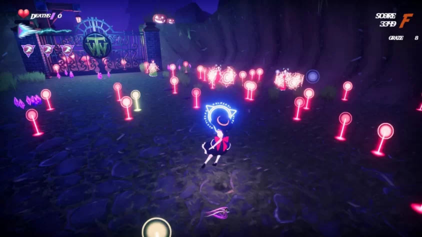 Главный персонаж игры 'Witch Thief' собирает магические предметы в ночном лесу