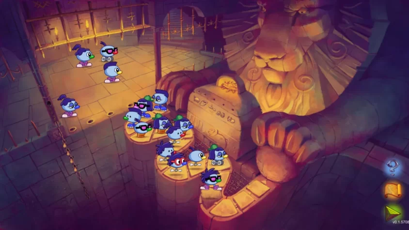 Zoombinis проходят через древние ловушки с каждым шагом