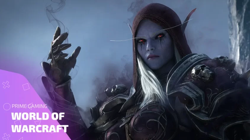 Сильвана Ветрокрылая из World of Warcraft на фоне раздач Prime Gaming