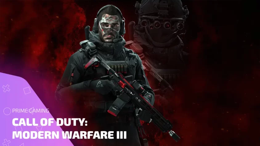 Prime Gaming Call of Duty Modern Warfare III — эксклюзивный скин и бесплатный пакет Prime Gaming Call of Duty Modern Warfare III — скин и оружие из набора Prime Gaming