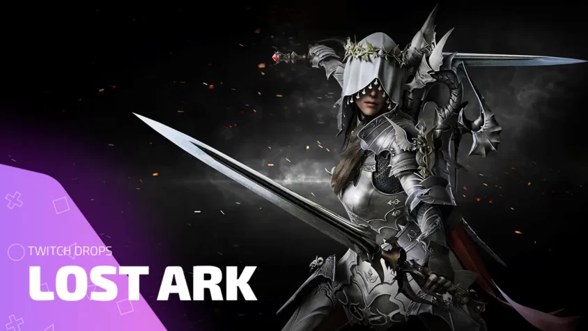 Twitch Drops Lost Ark — всё о раздачах и наградах Twitch Drops Lost Ark — рыцарь с мечом и бронёй на фоне огней