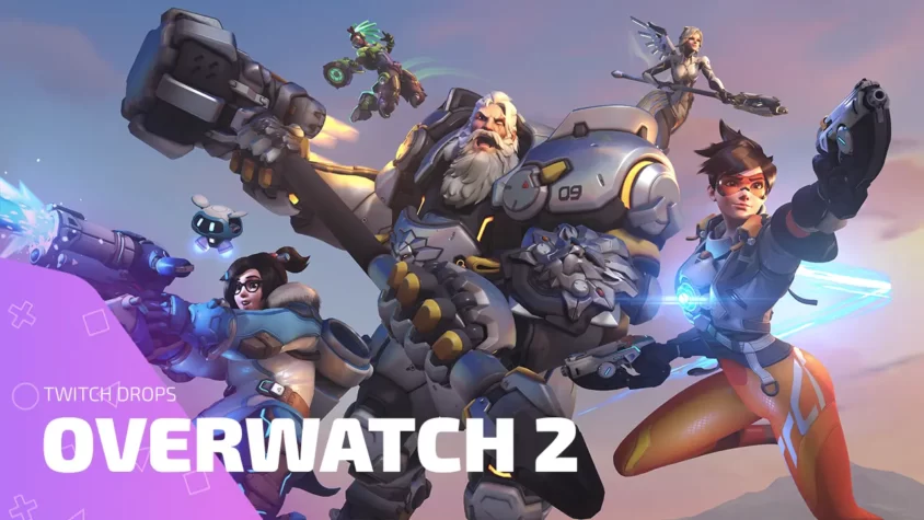 Twitch Drops Overwatch 2 — обложка с героями игры и скинами