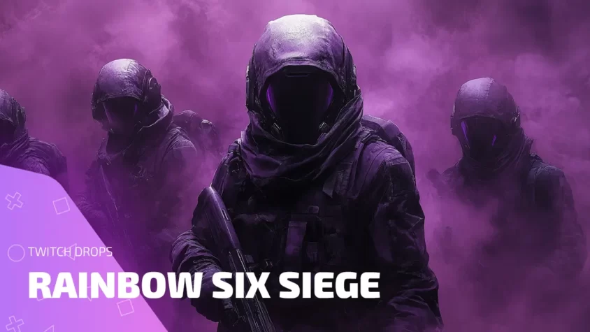 Twitch Drops Rainbow Six Siege — спецназ в фиолетовом дыму
