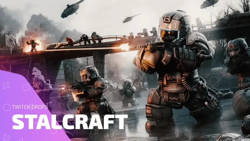 Twitch Drops STALCRAFT — все раздачи, награды и история Бойцы в экзоскелетах сражаются в STALCRAFT, посвящённой Twitch Drops